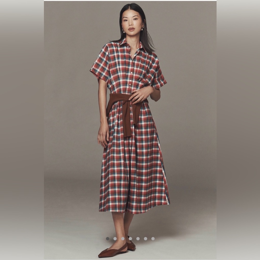 NWT Anthropologie The Tobie Midi Dress Exquisite size Small